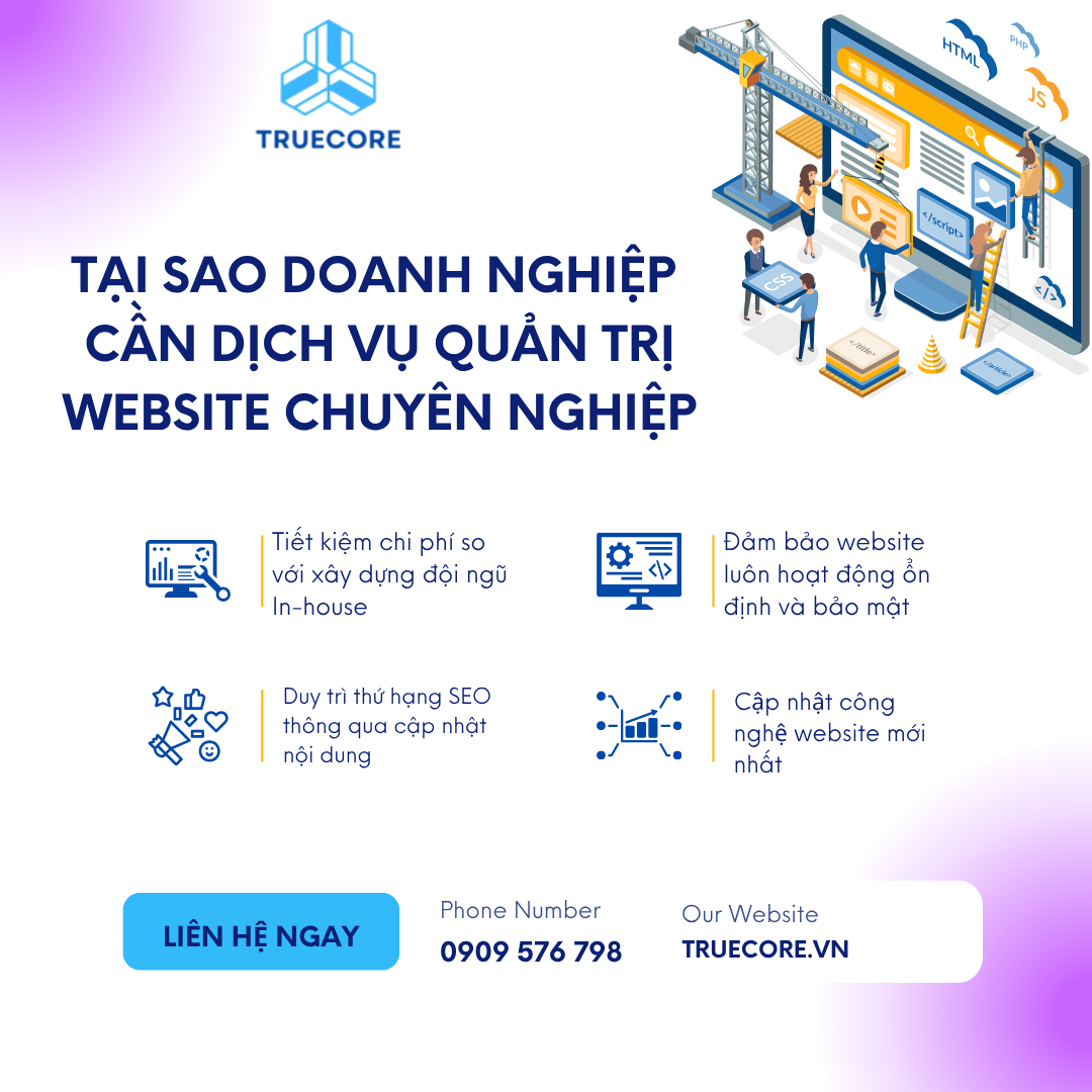 tại sao doanh nghiệp cần dịch vụ quản trị website chuyên nghiệp