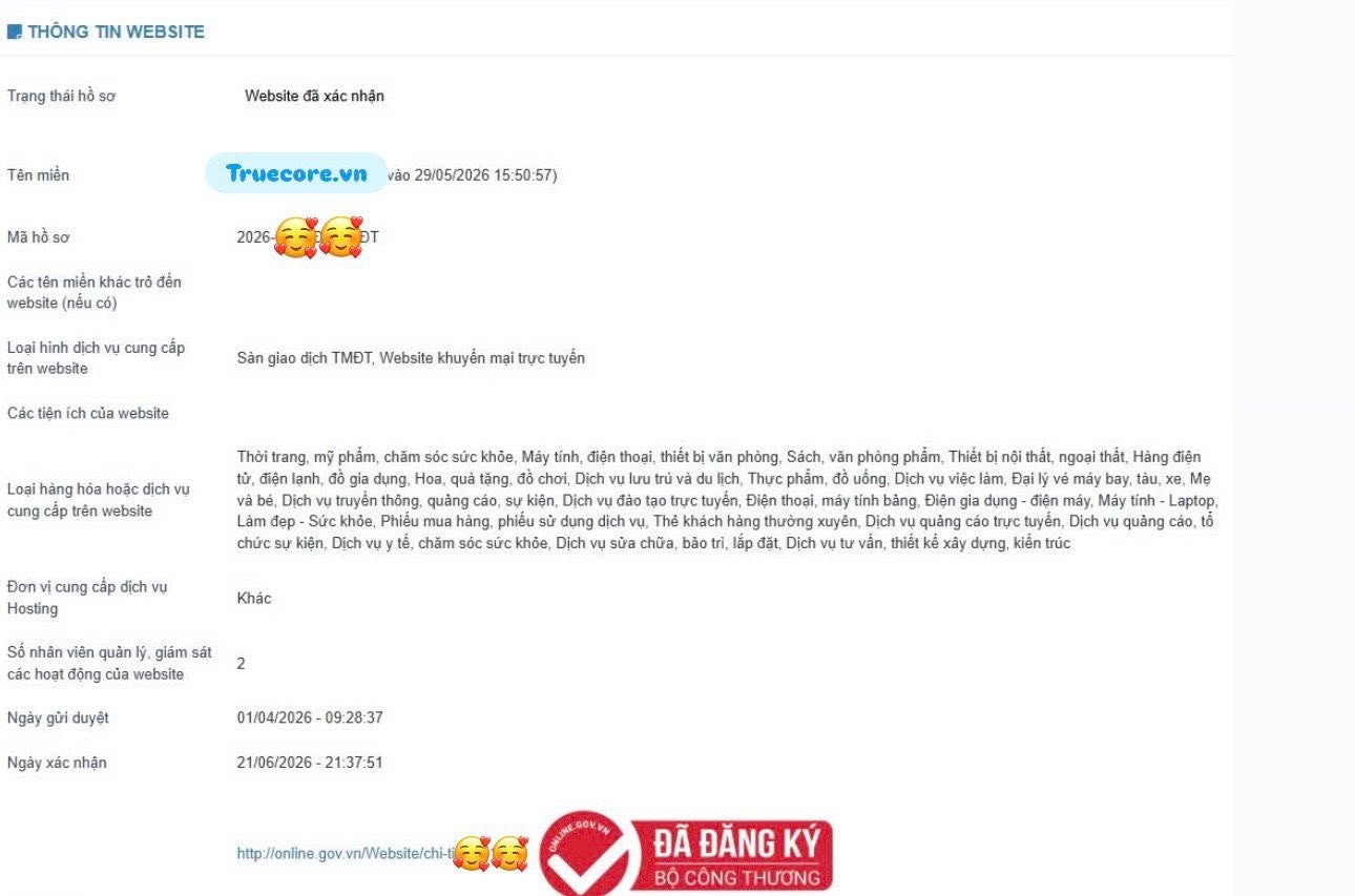 Quy trình 5 bước nộp hồ sơ thực hiện thủ tục đăng ký sàn thương mại điện tử