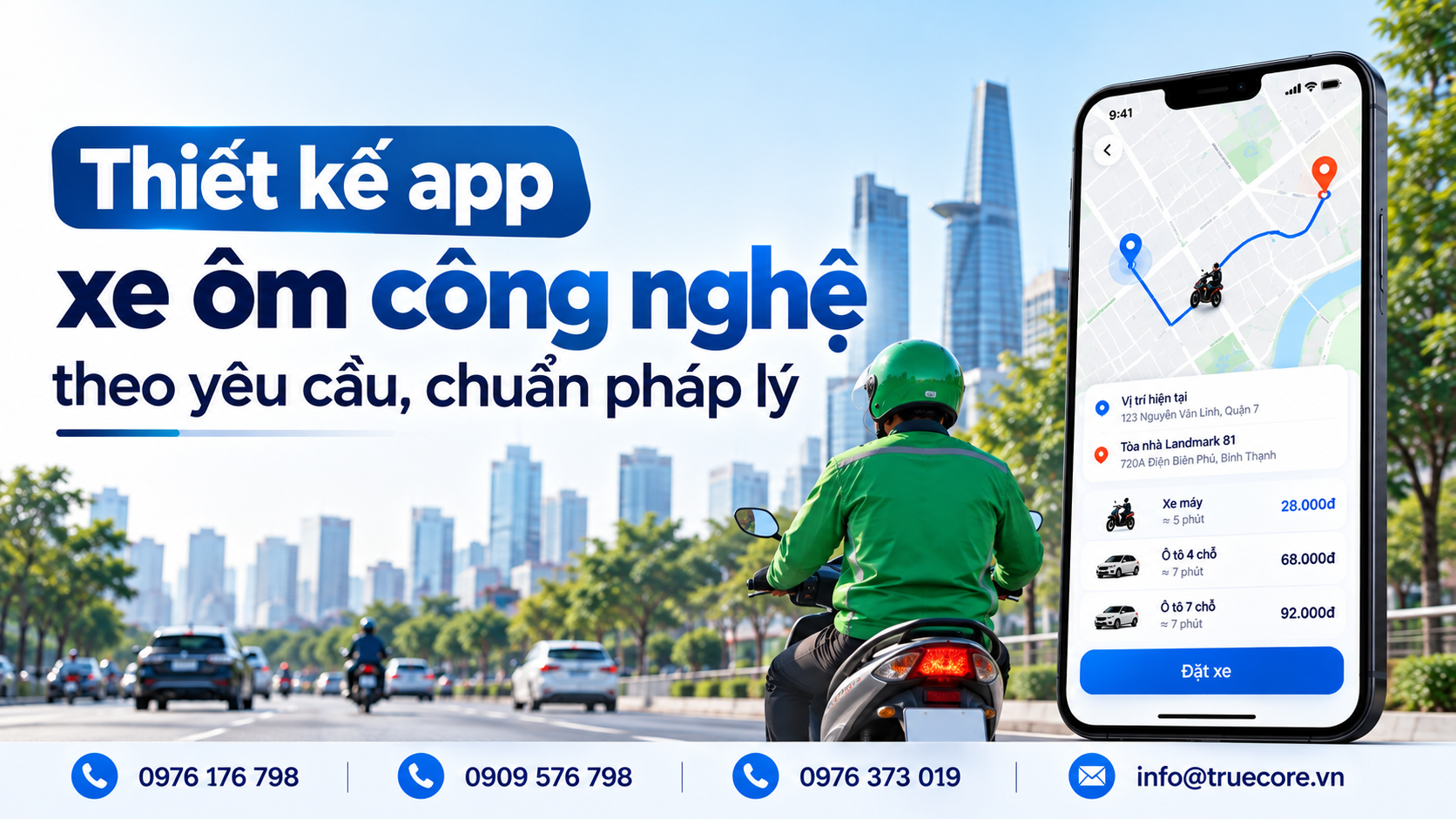 Thiet Ke App Xe Om Cong Nghe Theo Yeu Cau